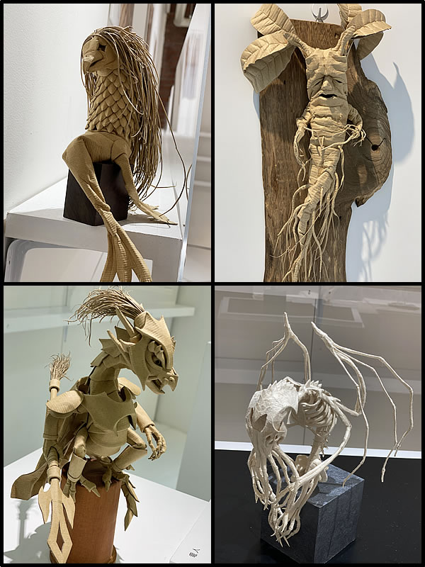 ダンボールアートの作品 妖怪