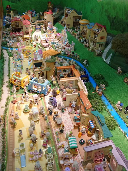 東条湖おもちゃ王国のシルバニアファミリー