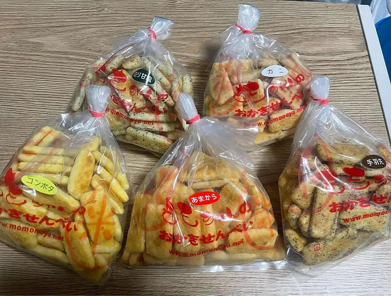 ももちゃんのおかきせんべい大阪府八尾市銘菓手土産お土産