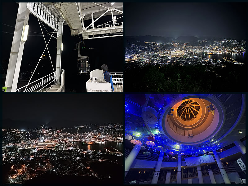 稲佐山展望台からの長崎の夜景の画像