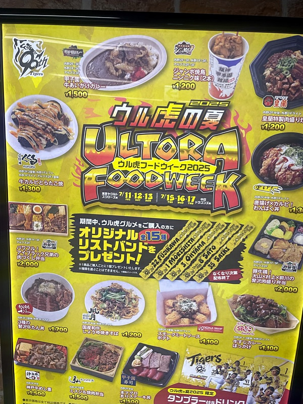 阪神タイガース 甲子園 ウル虎の夏2025