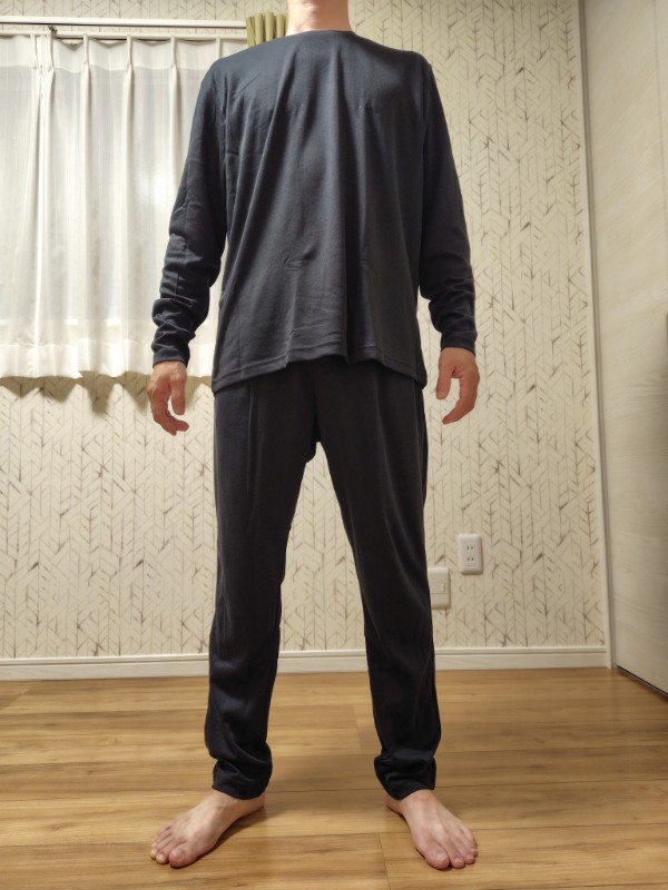 メディヒール®ルームウェア上下 着用 前向き