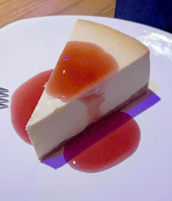 アウトバック ステーキハウス　チーズケーキ