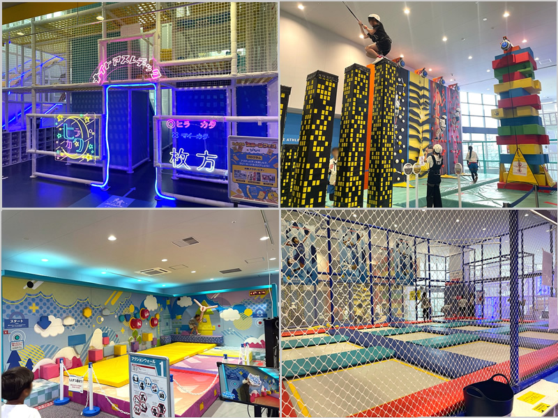 枚方 トンデミ 屋内アスレチック トランポリン クライミング 人間タワー 枚方モール