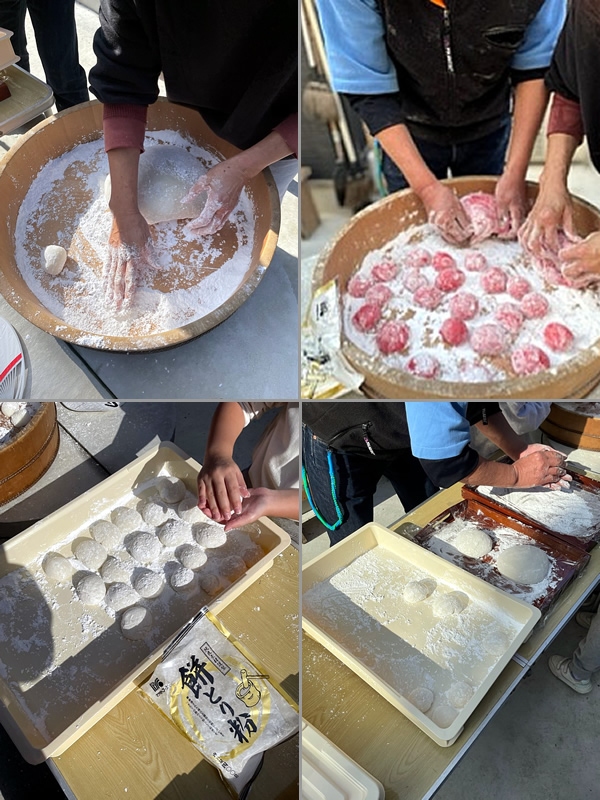 お餅つき お餅 杵 臼 日本の伝統文化 伝統行事