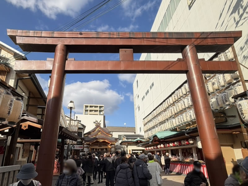 布施戎神社の鳥居の画像