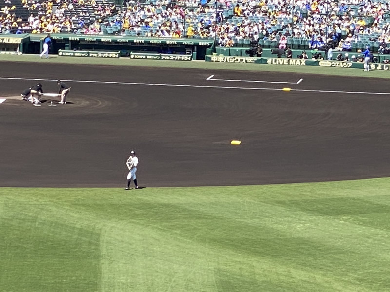 スーパーマリオブラザーズ40周年 プロ野球12球団コラボ 甲子園 ハテナブロック 設置