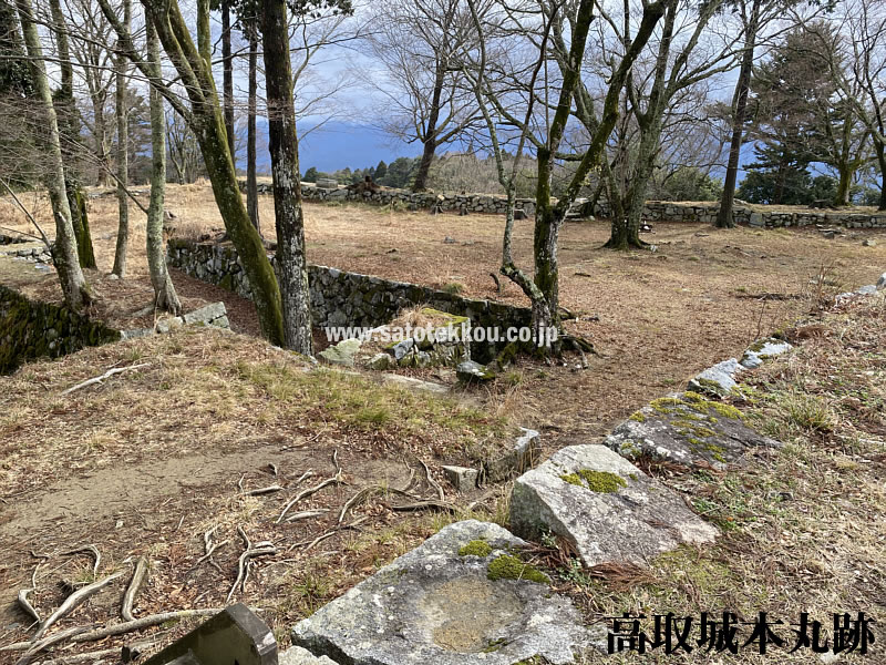 高取城本丸跡の画像