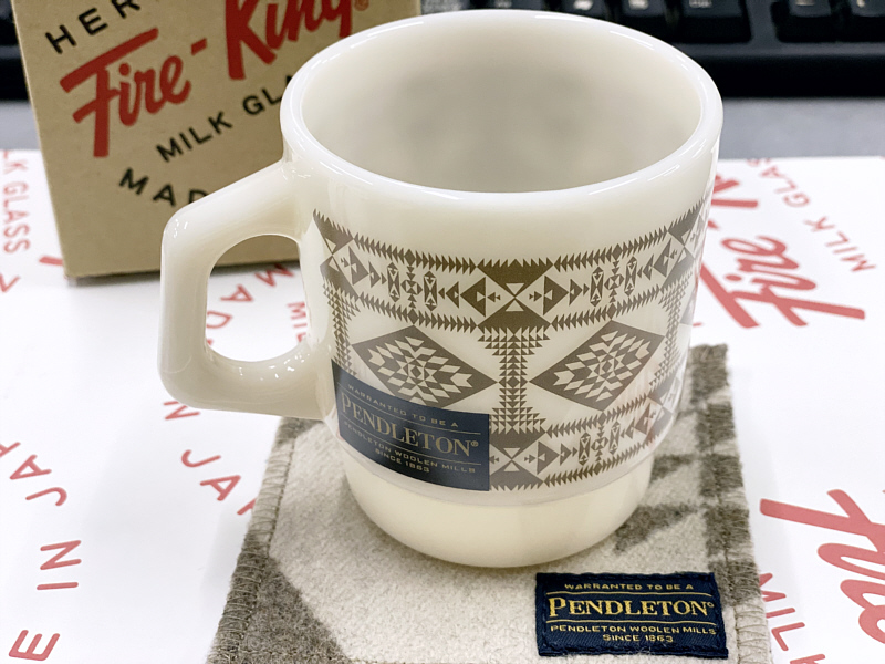 PENDLETON×Fire-Kingコラボのスタッキングマグが販売！！