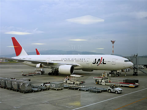 飛行機で東京出張