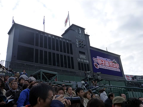 甲子園ボール観戦