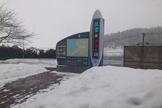 大雪の日に出張